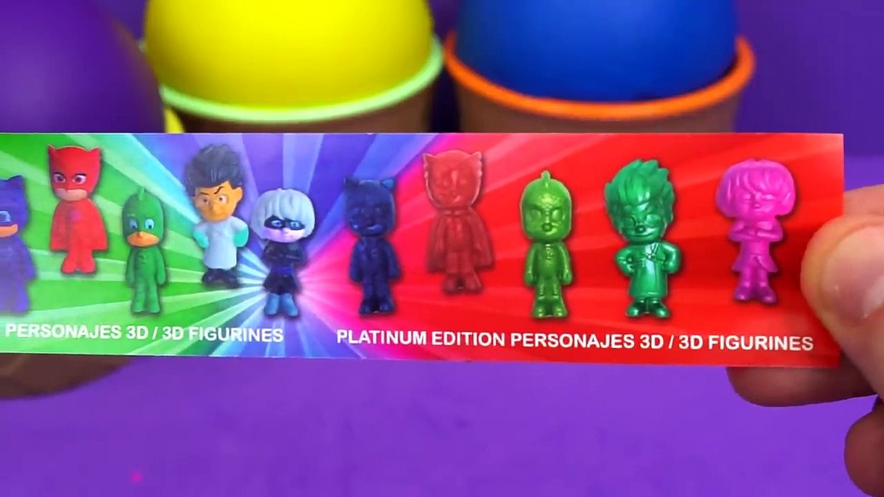 Play Doh Ice Cream Cups Pj Masks Zuru 5 Tools Surprise Toys Paw Patrol Kinder Surprise Eggs