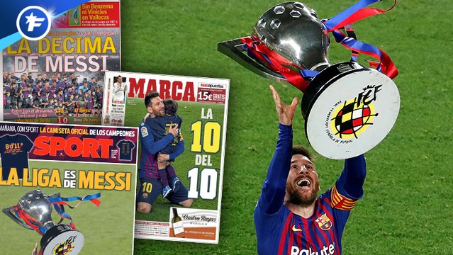 Toute l’Espagne s’agenouille devant Messi et sa dixième Liga, la presse italienne encense un CR7 historique