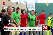 Fútbol Art: comienza el mundial de artistas y exjugadores