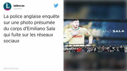 La police britannique enquête sur une photo présumée du corps d’Emiliano Sala sur les réseaux sociaux
