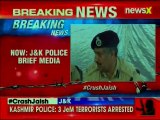 Jammu and Kashmir Police Press Conference after arresting 3 Jaish-e-Mohammed Terrorists