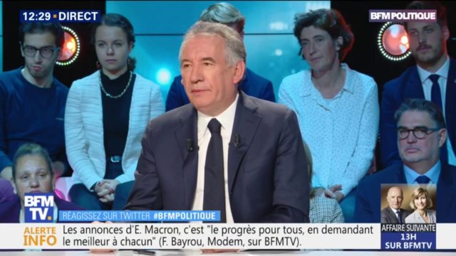 François Bayrou: Une taxe carbone aux frontières européennes est la chose la plus révolutionnaire qu'on puisse faire