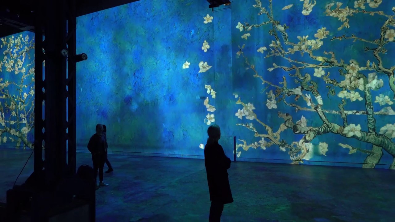 Van gogh amazing real life exhibition in paris