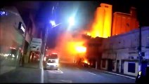 Incêndio atinge lojas em prédio histórico no Parque Moscoso
