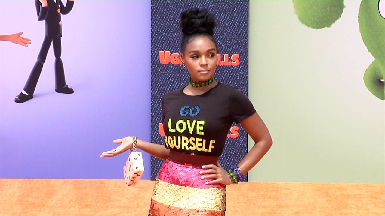 Janelle Monae "UglyDolls" Los Angeles Premiere Orange Carpet
