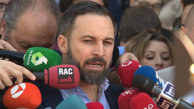 Abascal pide que se respete el resultado electoral