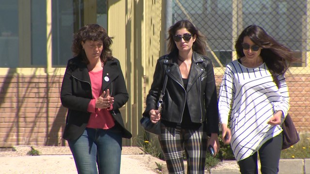 Teresa Jordà visita a Junqueras y Romeva en Soto del Real