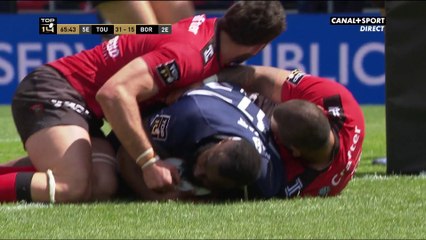 Toulon / UBB : L'essai de Ravai face à Toulon