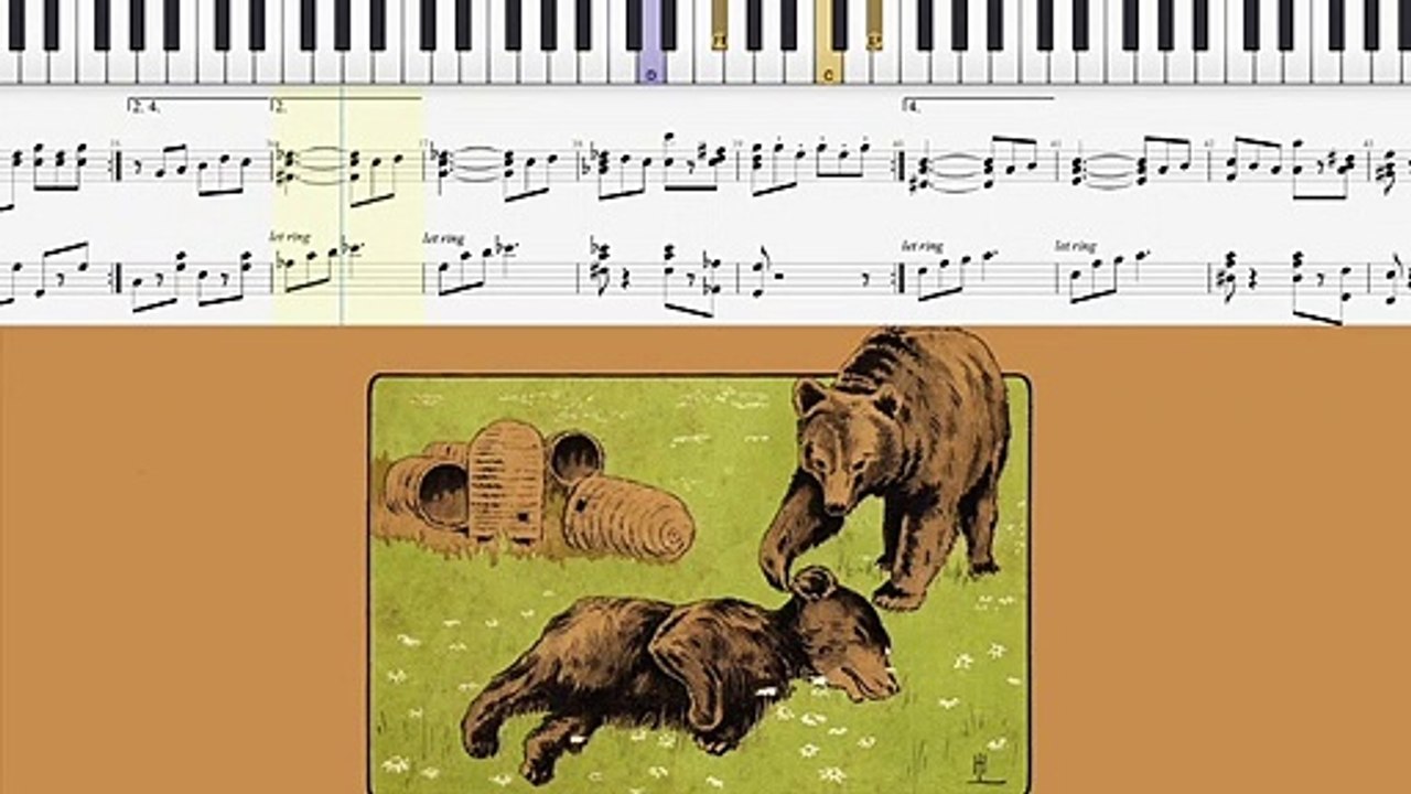 Cartoon Music : The Teddy Bears Picnic (1907)