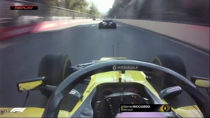 نجاة دانيل كفيات ودانيال ريكاردو من حادث في جلبة أذربيجان