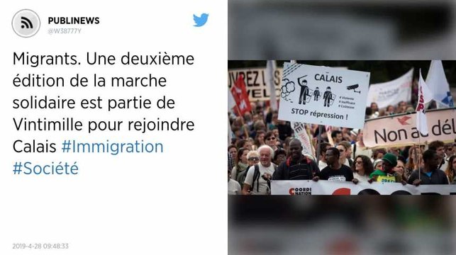 Migrants. Une deuxième édition de la marche solidaire est partie de Vintimille pour rejoindre Calais