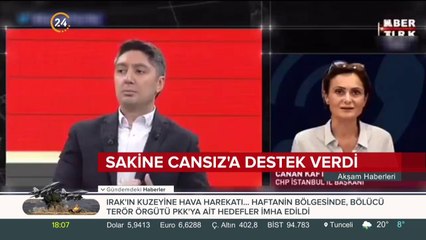 Kaftancıoğlu, Sakine Cansız'a destek verdi