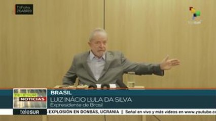 Brasil: Lula Da Silva ofrece conferencia de prensa desde la cárcel