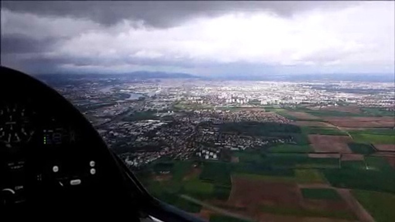 Vol en planeur au-dessus de Corbas