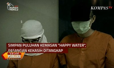 Simpan "Happy Water", Sepasang Kekasih Ditangkap Polisi