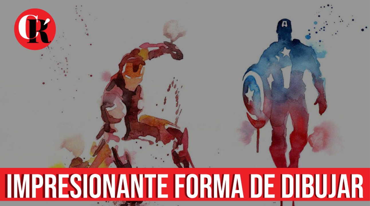 Impresionante forma de dibujar