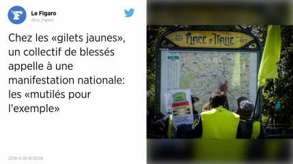 Gilets jaunes : des blessés créent un collectif et appellent à une manifestation nationale