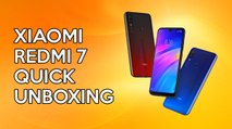 Xiaomi Redmi 7 quick unboxing