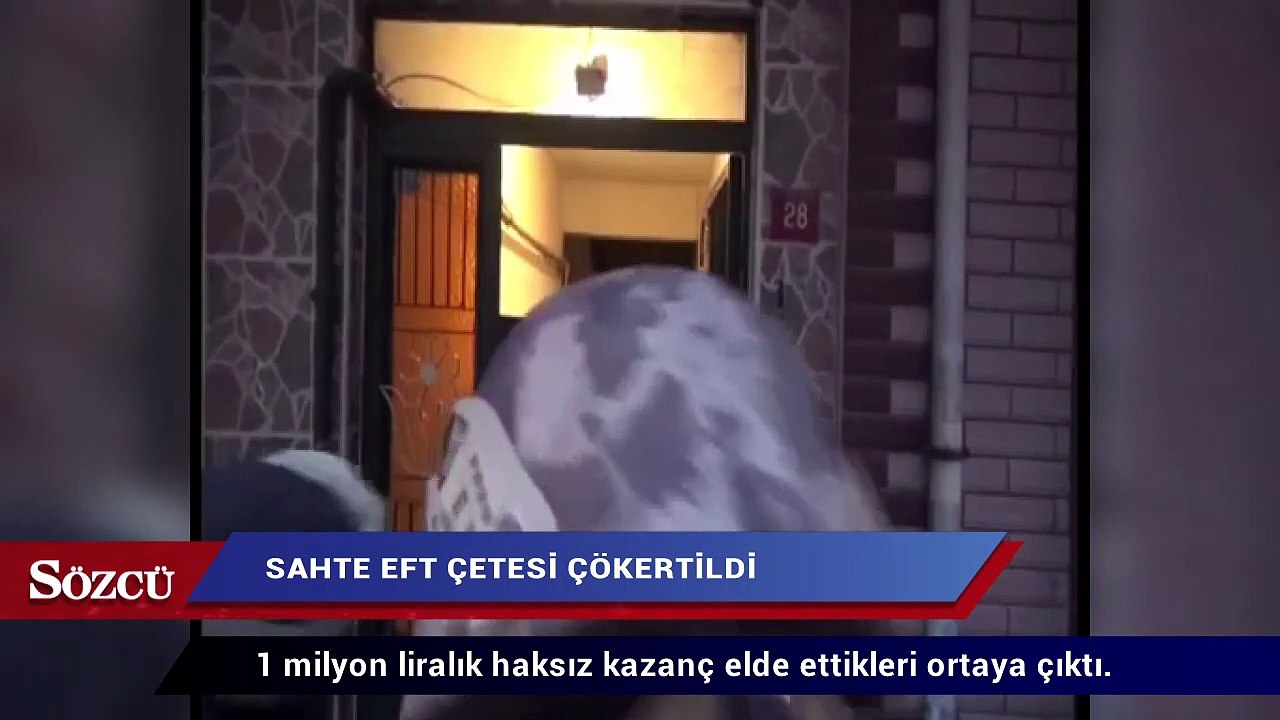 Sahte eft çetesi çökertildi