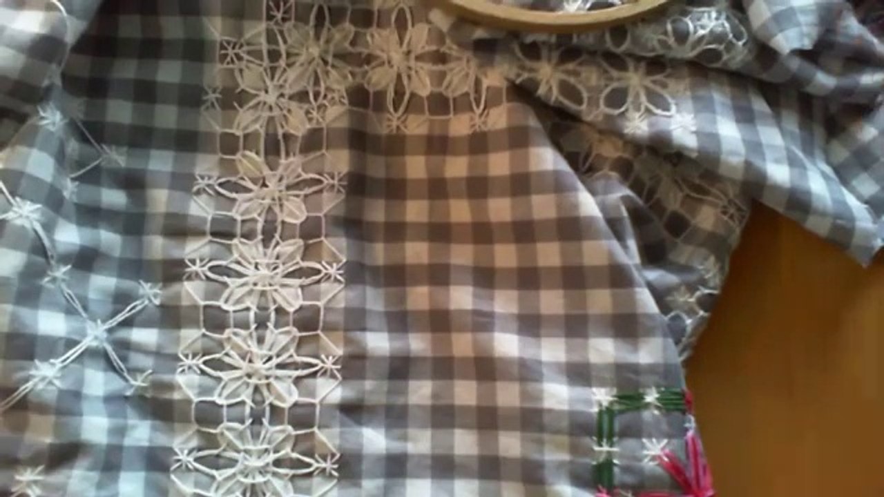 Bordar mosaico de colores esterilla, toalla, pareo y calienta el sol (parte 4)..Rifa y _PUNTADAS_