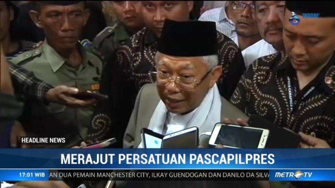 KH Ma’ruf Amin Siap Bertemu Sandiaga Uno Pascapilpres