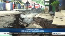 109 Rumah Rusak Akibat Pergerakan Tanah di Sukabumi
