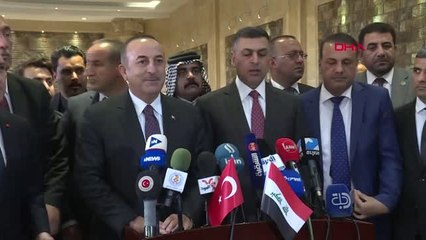 Dha Dış - Dışişleri Bakanı Çavuşoğlu, Basra Valisi Esad El İdani ile Ortak Basın Toplantısı...