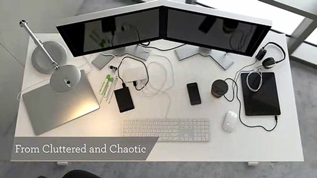 M-Connect Docking Station | Cable Clutter Organizer