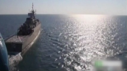 이란, 걸프해역 항해 美항모 고화질 감시영상 공개 / YTN