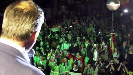 Declaración de Javier Ortega Smith al 70% escrutado