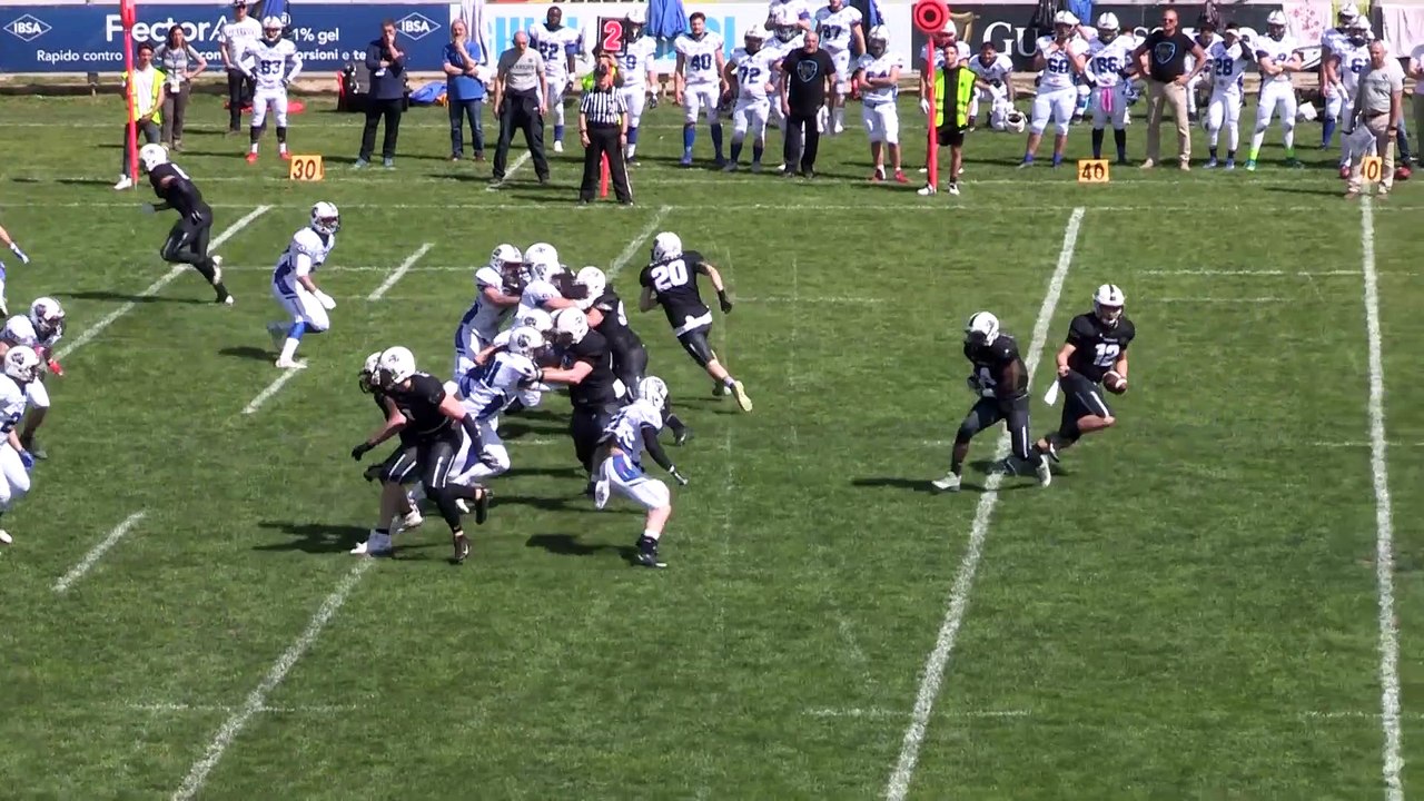 Panthers Parma - Warriors_Bologna 35-15, highlights e interviste