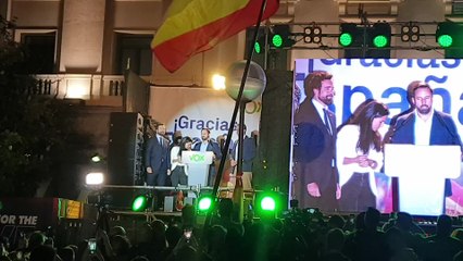 Santiago Abascal: "Esto es solo el principio"