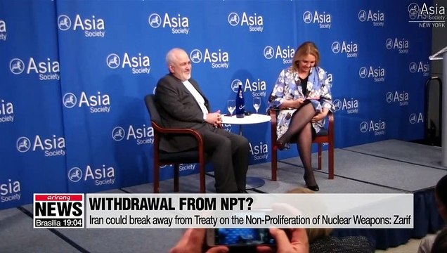 Iran threatens to withdraw from NPT, FM confirms upcoming N. Korea visit