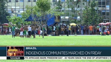 Brazil's Indigenous Communities March for their Rights
