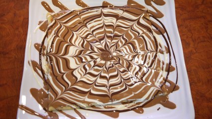 These Chocolate-Covered Crepes Look Like A Piece Of Art