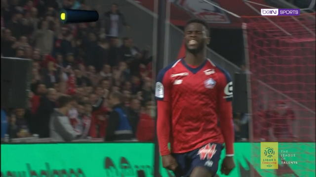 Bamba's superb header for Lille