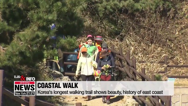 Korea's longest walking trail shows beauty, history of east coast