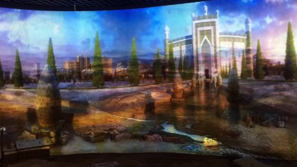 Shanxi Taiyuan 5-channel arc curtain fusion projection large screen I