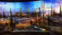Shanxi Taiyuan 5-channel arc curtain fusion projection large screen I