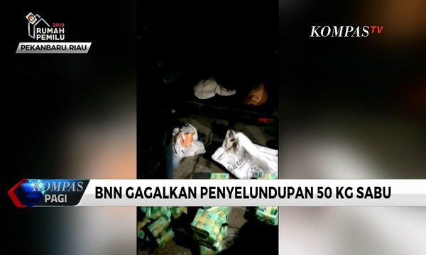 Detik-detik BNN Gagalkan Penyelundupan 50 Kg Sabu dari Malaysia