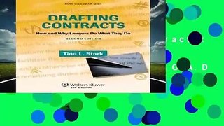 R.E.A.D Drafting Contracts: How and Why Lawyers Do What They Do (Aspen Coursebook) D.O.W.N.L.O.A.D