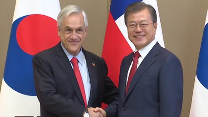 한·칠레 정상회담..."FTA 네트워크 구축" / YTN