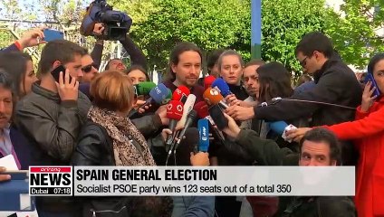 Spain's Socialists win election but need support of other parties to form government