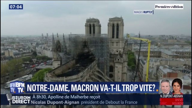 Notre-Dame: plus de 1000 experts appellent Emmanuel Macron à éviter la précipitation