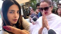 Priyanka Chopra, Rekha & others Bollywood celebs cast their vote in Mumbai; Watch Video | FilmiBeat