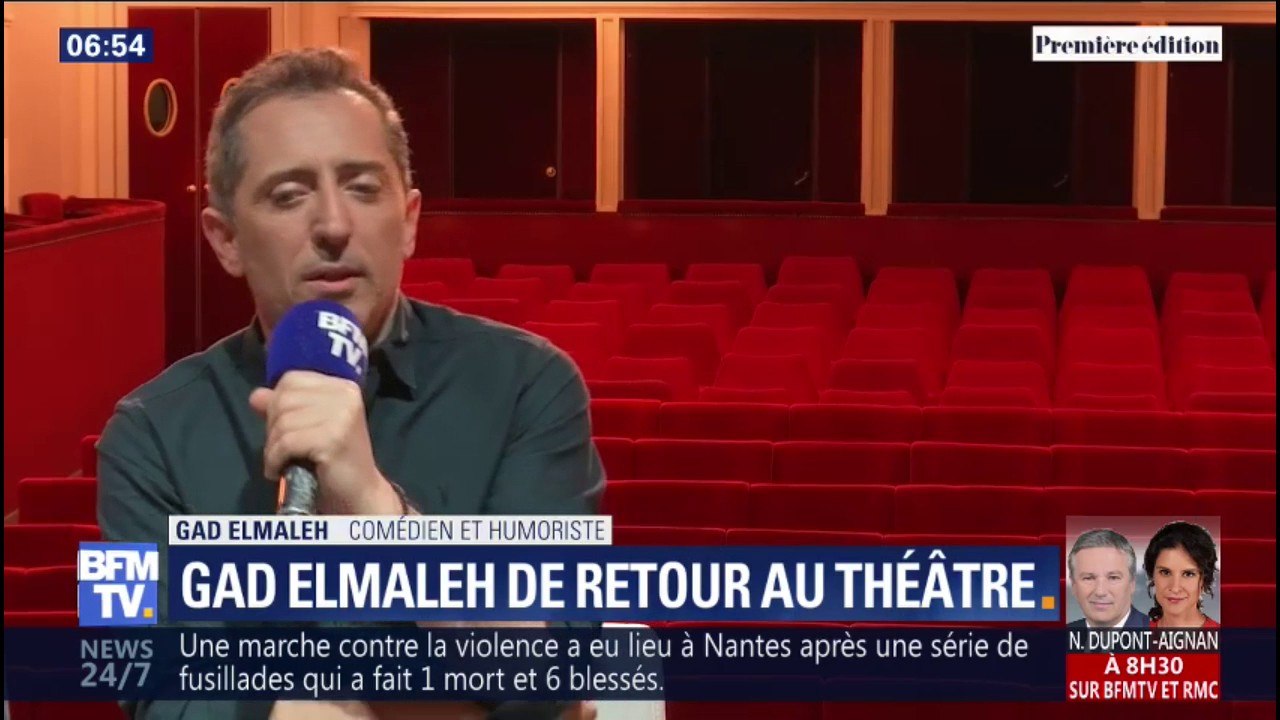 Gad Elmaleh face aux accusations de plagiat: "J'avance, c'est ça qui est important"