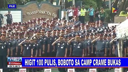 Higit 100 pulis, boboto sa Camp Crame bukas #HatolNgBayan2019
