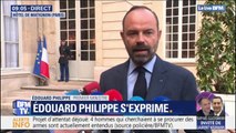 Édouard Philippe avant le séminaire gouvernemental: 