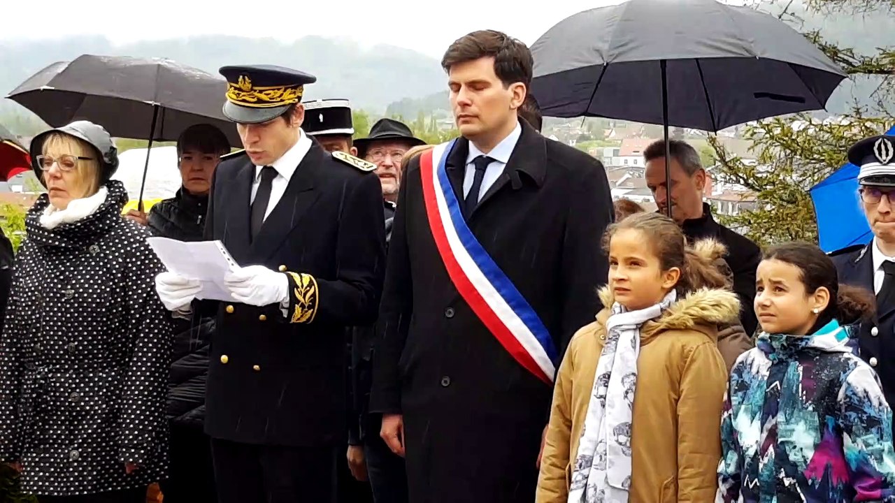 Extraits de la cérémonie du Souvenir des victimes et héros de la déportation