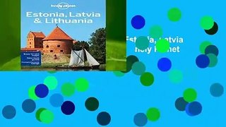 [GIFT IDEAS] Lonely Planet Estonia, Latvia   Lithuania (Travel Guide) by Lonely Planet
